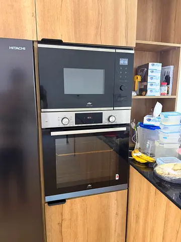 Built-in Microwave and Electric Oven Combo - Good Working Condition