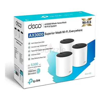 3‑Pack Mesh Wi‑Fi System – Covers up to 6,500 sq.ft.