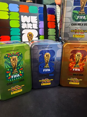 Panini Adrenalyn FIFA World Cup 2026 Collector Cards Tin Set (Can/Mex/USA) - Multiple Sets