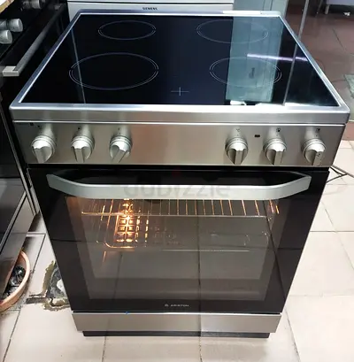 Ariston New Model 4 Burners Full Electric Ceramic Cooker