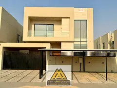 Villa in Al Bahia, 4 bedrooms, 2 spacious living rooms, majlis, separate office, maid's room