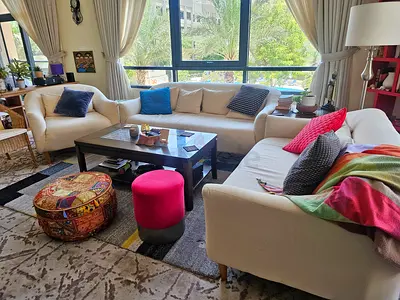 Light beige 3-piece sofa set - good condition