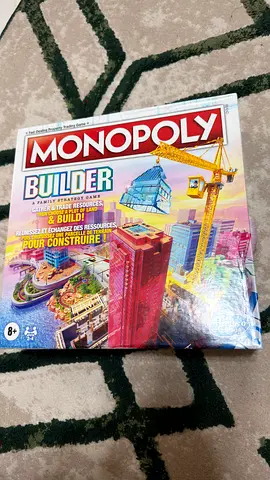 Monopoly Builder board game - family strategy game, brand new