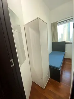 Single room with window near business bay metro station