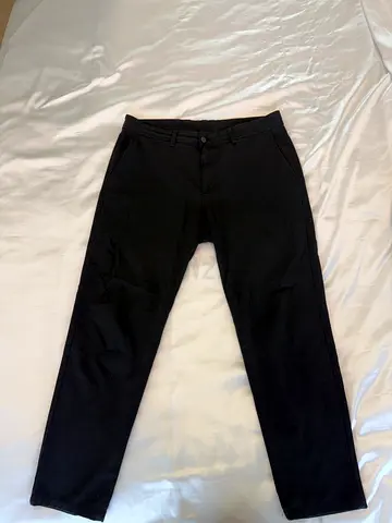 ZARA black cotton pants for sale