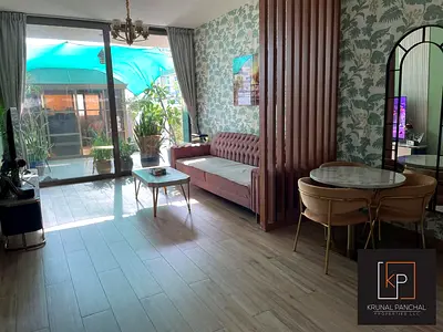 Furnished 1BR Apartment | East 40 Al Furjan | Large Terrace & City Views