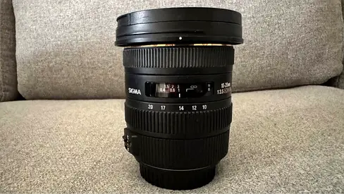 Sigma lens 10-20mm lens 1:3.5 for Canon