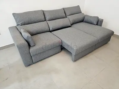 Ikea Eskilstuna L shape sofa bed with storage