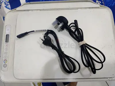 HP All-in-One printer with UK power cables - used, working