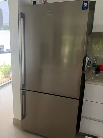 Electrolux Stainless Steel Refrigerator - Good Condition