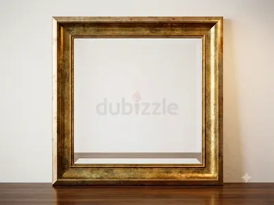 Antique-style Gold Ornate mirror (Square)
