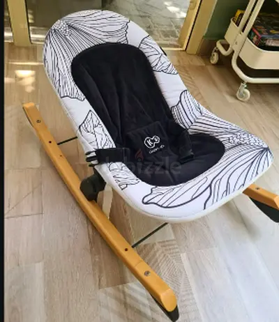 Wood baby rocker chair