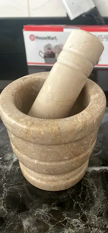 Solid Marble Mortar and Pestle - take other items too