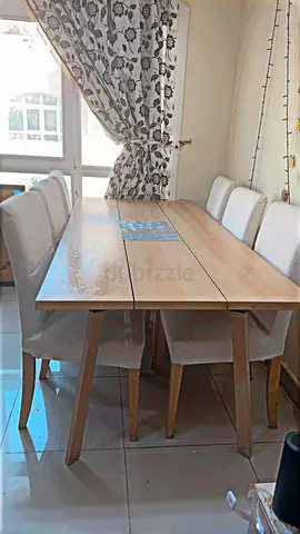 Dining table with chairs