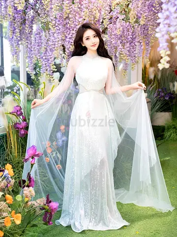 Lack blue Tiffany blue shinny abaya style look dress