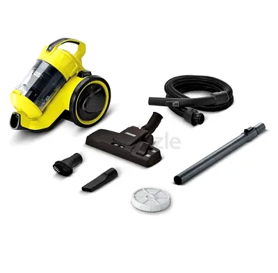 Compact Cyclone Canister Vacuum Cleaner with Accessories - Good Condition VC 3