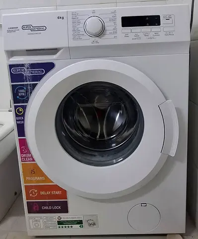Super General 6kg Front Load Washing Machine - Good Working Condition