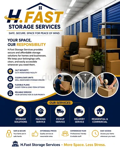 H.FAST STORAGE SERVICE AVAILABLE