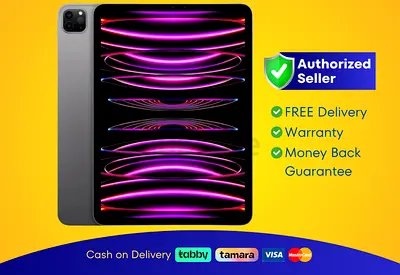 Apple iPad Pro 11 inch (4th Gen) - M2 Chip - WiFi - 128GB - Space Grey, A2759 | Brand New |  Warrant