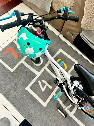 Decathlon 14” Kids Bike with Hornit Helmet - 300 AED