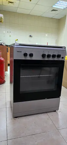 Used freestanding gas oven and cooker - stainless steel