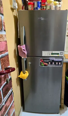 Used Super General Double Door Refrigerator - Good Working Condition