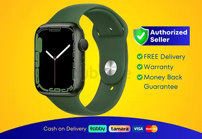 Apple Watch Series 7 Aluminum - 45mm - WiFi - Green | Brand New |  Warranty | FREE  Delivery