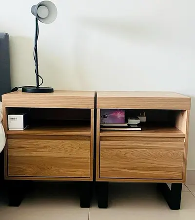 PAN Bedside Tables Set of 2 - Excellent Condition