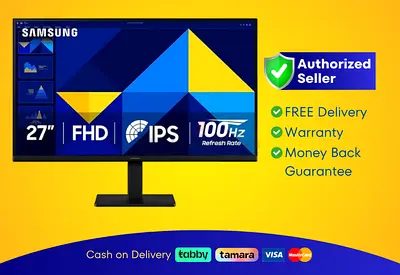 Samsung 27 inch S3 Full HD Essential Monitor - 100Hz, | Brand New |  Warranty | FREE  Delivery
