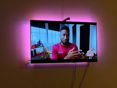 Krypton 40 inch frameless Tv with Govee Backlight