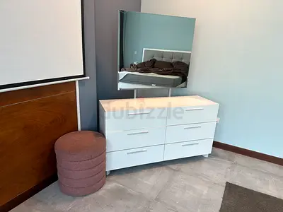 White  Home Center Set - Modern, Good Condition