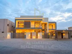 Villa in Al Muwaihat 1, close to all services, central air conditioning, two floors and a roof terr