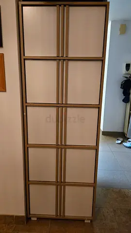 2 Storage Units Home Box- 1 month old. wardrobe - beige/wood finish, new condition