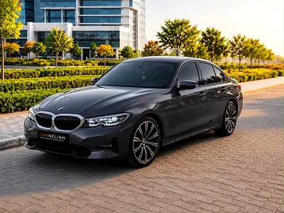 BMW 3-Series 320i Modern Line 2021 GCC Specs Original Paint Full Agency Service History