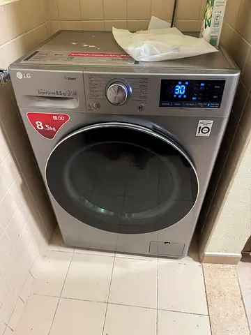 LG Wifi Front Load Washing Machine 8.5Kg AI DD Steam+ Bigger Cpicty F2V5GYP2T FREE DELIVERY +WARRAN