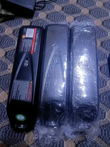 Three Electric Bike Replacement Batteries (Downtube Style) - Used