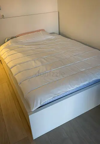 Ikea Queen size bed with mattress available in perfect condition