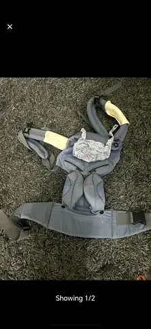 Ergonomic Baby Carrier with Hip Seat - Navy, Good Condition