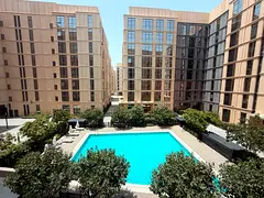 Luxurious 1bhk apartment with balcony + 2 bathroom + gym + pool + parking available in Al Mamsha com