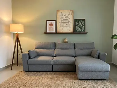 Modern Fabric Sofa Bed
Perfect for Living Room
Easy Bed Conversion
Storage Available
Size: 250 × 160