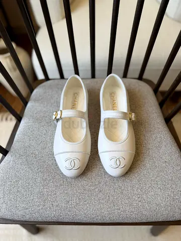 Chanel lambskin flats