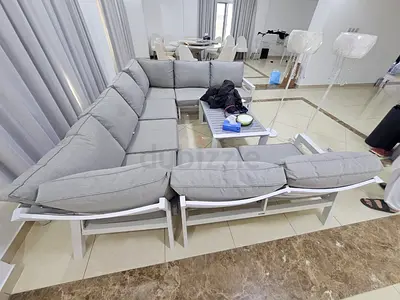 Perfect condition maze brand outdoor u Shape sofa with coffee table