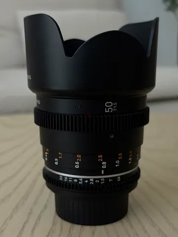 Samyang 50mm T1.5 VDSLR MK2 Cine Lens – Canon EF – Excellent Condition