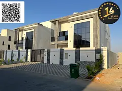 uxury Villa for Rent in Al Amerah, Ajman | 6 Master Bedrooms | Majlis | Living Hall | Rooftop