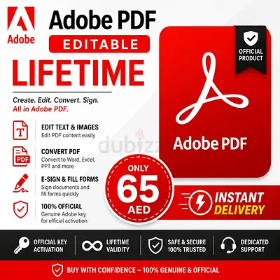 Adobe Acrobat PDF Lifetime Genuine