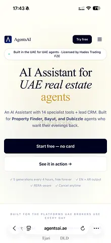 AI Real Estate Brokers Assistant platform for sale