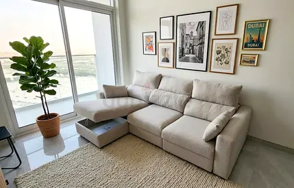 Modern Sofa Bed with Large Storage
Easy to Convert into Bed
Left  Right Side Fitting
Size: 250 × 16