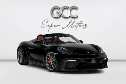 GCC SPECS WARRANTY - 2023 PORSCHE 718 SPYDER PDK - CLASSIC INTERIOR - BOSE - SPORTS EXHAUST