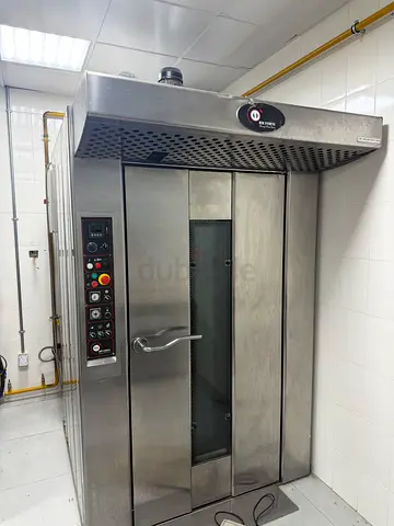 RM Forni Rotary Rack Oven – Gas – 15 Tray (60×80 cm) – AED 22,000 with 2 trolley and free delivery