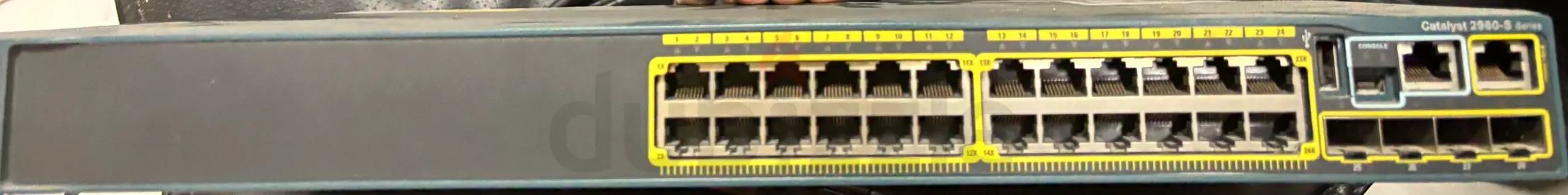 24-Port Gigabit Network Switch with 4 SFP Uplink - Good Working Condition